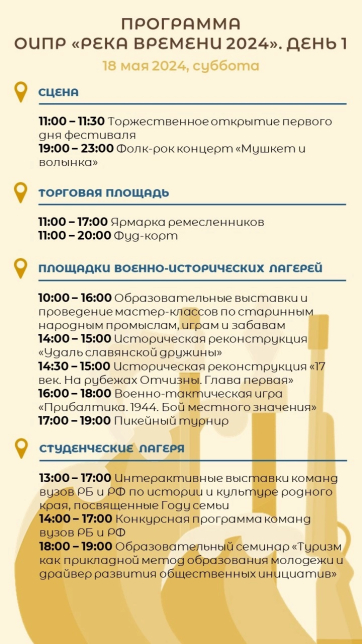Бирск и Фестиваль «Река Времени 2024»